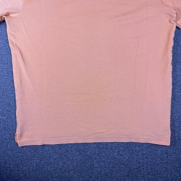 IZOD Polo Shirts Mens Size XL Orange Short Sleeve‎ Collar Textured Golf Logo - Picture 12 of 12